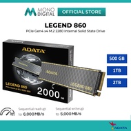 ADATA INT SSD LEGEND 710 / LEGEND 860 PCIE GEN 3 x4 / LEGEND 860 PCIE GEN 4 x4 M.2 2280 INTERNAL SOL