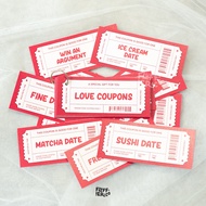 NEW Love Coupon Set | Couple Gifts | Custom Coupons