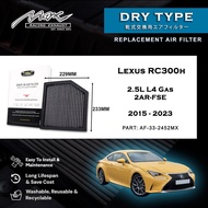Lexus RC300h 2.5L L4 Gas 2AR-FSE 2015-2023 33-2452MX Max Racing Exhaust Performance Drop-in Dry Type