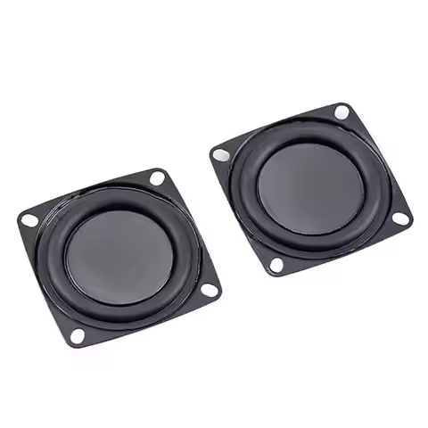 DIY Universal Woofer Radiator 2/3/4inch Black Bass Passive Speaker Low Frequency Loudspeaker