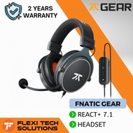 Flexi Tech FNATIC GEAR REACT+ Esports Performance Gaming Headset