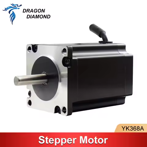 Nema 23 Stepper Motor Driver 57mm 3 Phase 1.5N.m 5.8A YK368A Stepper Motor 3-Lead Cable For Co2 Lase