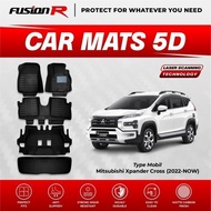 Fusion R 5D Xpander Cross Car Carpet Premium Car Floor Carpet Carbon New