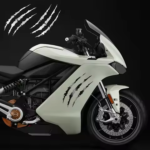 2024 Monster Claw Scratch Motorcycle Stickers Helmet Motorbike Fairing Vinyl Decals for Bmw Ktm Vesp