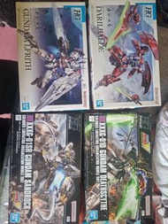 HG Gundam Darilbalde, Lfrith, Deathscythe, Sandrock Model Kits