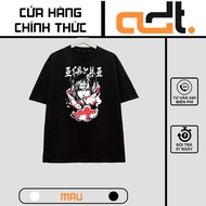 Black And White T-Shirt Sasuke Naruto Pattern Youthful Dynamic Design - Cool T-shirt