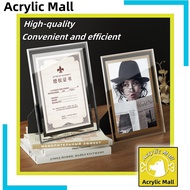 Photo Frame 4R/6R/A4 Size Glass Picture Frame Simple Personalization Wall Decoration