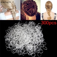DN 300pcs braided rubber hairCNY elastic hair band Tie ponytail master GH