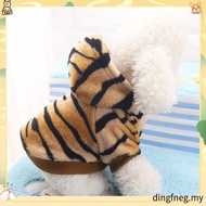 Funky Hat and clothes Warm clothing for dogs Tiger Transformation Pet costume cute cat clothes