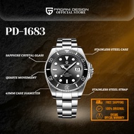 Pagani Design 43mm Jam Tangan Lelaki Men's Stainless Steel Quartz Watch PD-1683