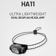 100% NITECORE HA11 240 Lumens replace AA Battery At The Same Time, USB-C Direct Charge Hyb Headlamp