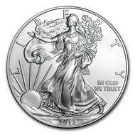 2012 United States Mint ASE American Eagle Liberty 1 oz .999 Silver Coin BU 1oz