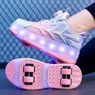 ⭐Girls Runaway Shoes Spring Autumn 2025 New Style Children Invisible Retractable Roller Skate Shoes 