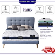 HONEY 100% Authentic 10''Thickness BACK RELAX / Anti-Static / Pocket Spring Mattress / Spina