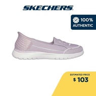 Skechers Women Slip-Ins On-The-GO Flex Top Notch Shoes - 136543-LAV Air-Cooled Memory Foam Breathable SK7599