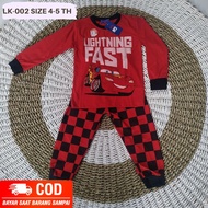 MERAH KATUN LONDON KIDS || LONG PAJAMA SET FOR BOYS AGED 4-5 YEARS COTTON MATERIAL IMPORTED MATERIAL