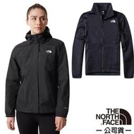 RV城市【北臉 The North Face】送》女 款二件式連帽防水外套 抓絨軟殼外套 登山風雨衣 衝鋒衣_7QW6