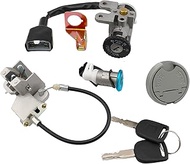 GY6 50cc Ignition Switch Key Lock Gas Tank Cap Set for TaoTao Roketa Peace Sports Jonway Sunl Sporty