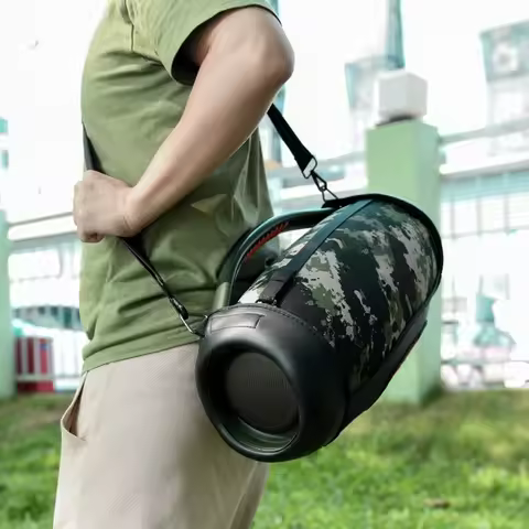 Portable Traveling Case Carry Box for JBL Boombox 3 Wireless Speaker Storage Bags Adajustable Should