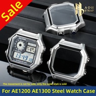 For Casio 3299 AE-1200WH Watch Case Modified AE1200 Stainless Steel Watch Case Metal Shell with Wate