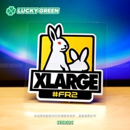 / |  Street Wear FR2 Cartoon Dirty Rabbit Body Window Motorcycle Computer Reflective Sticker Waterpr