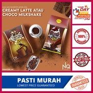 Choco Milkshake 3S & Creamy Latte 3S / NQ NanyQish Coklat Milk Shake & Latte / Slimming Choc & Kopi 