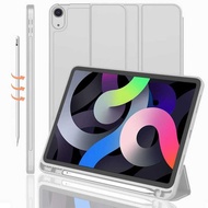 Silicon 4 10.9 inch 2020 A2072/A2316 Magnetic Case with Pencil Holder Cover for iPad Air 4th 5th Gen