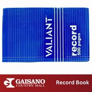 Gaisano Valiant Record Book 500 Pages