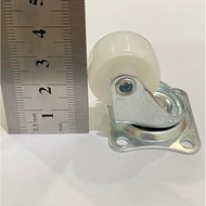 1" inch white nylon wheel 1" inchNilon 1" inch white nylon wheel 1" seting wheel display case wheel 
