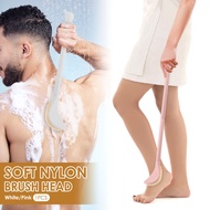 Foot Brush with Adjustable Long Handle Enduring Foot Scrubber Easy to Clean Leg Scrub Brush for Seni