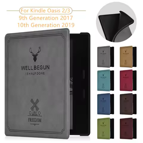 For kindle Oasis Case 10th Generation 2019 7.0 inch For kindle Oasis 9th 2017 with Auto Sleep/Wake F