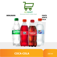 SODA MINUMAN MINI BOTOL 12S X 250 ML COCA COLA FANTA SPRITE