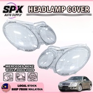 Headlamp Cover Lens Mercedes Benz W211 2003-2009 Headlight Cover Headlamp Lens Penutup Lampu Depan H