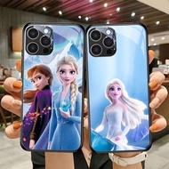 DF-8 Frozen Elsa TPU HD Glass Casing for iPhone 15 14 Plus Pro Max