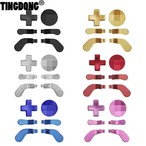 Metal Paddles Trigger Button For Xbox One Elite Series 1 2 Controller Gamepad D-Pad Direction Cross 