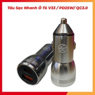 VIKENTE V33 PD25W QC3.0 Car Fast Charger