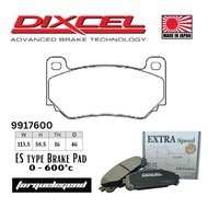 (BRAKE PAD FOR CALIPER AP RACING CP7600/CP7606) DIXCEL ES Type 0-600°C Brake Pad ES 9917600