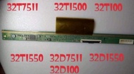 TCON TV POLYTRON 32T1500 32T7511 32T100 32T1550 32D7511 32D1850 32D1852 32D100 32D9505 32D1550 32D18