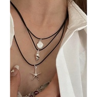 BBstore sea shell starfish necklace