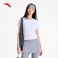 ANTA Women Training Short Sleeve Tee 9625B7121-5 -White (Baju Sukan Perempuan)