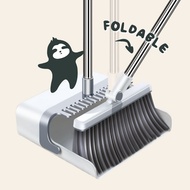 DWELLOGI | Space Saving ,Foldable Broom & Dustpan Set