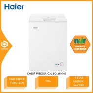 [ NUR@PETRA ] Haier Chest Frezer 103L 4 Star Energy Saving BD-138HME BD138HME Peti Sejuk Beku