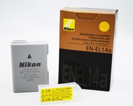 Nikon EN-EL14A แบตเตอรี่ ของใหม่ (ของแท้) แบตเตอรี่เดิม for Df D5100 D5200 D5300 D5500 D5600 D3100 D