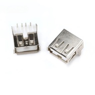 10PCS/5PC USB 2.0 4Pin A Type Female Socket Connector G54 2 feet 90 degree Data Transmission Chargin