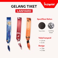 Concert Ticket Lanyard event Bracelet Wristband/ Custom Concert Lanyard Bracelet/