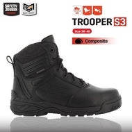 [ของแท้พร้อมส่ง] Safety Jogger รุ่น TROOPER S3 รองเท้ายุทธวิธี หุ้มส้น หัวนาโนคาร์บอน ทหาร+ตำรวจ+กู้ภัย