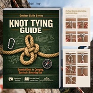 XXHZ Outdoor Knot Tying Guide Book Essential Survival Knots Step by Step Illustrated Instructions fo