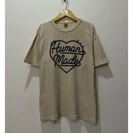 Human Made Heart Badge Beige T-Shirt Human Made T-Shirt/