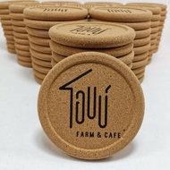 Shallow Hole Coaster Wooden Laser According To Customer Logo Design