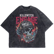 OVERSIZE BAND KILLSWITCH ENGAGE WASHING VINTAGE TEE (WASHING T-SHIRT)